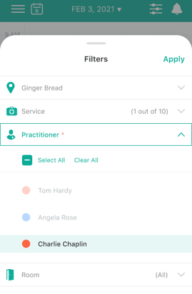 Iphone- Filters- Practitioner- One option selected-1